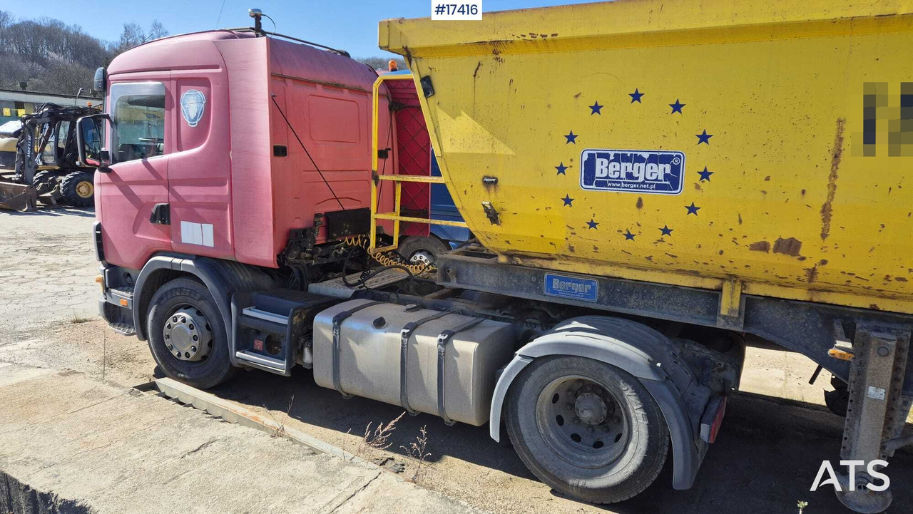 Cabeza tractora, Semirremolque volquete Tractor SCANIA 124L 420KM (2003) + BERGER tipper semi-trailer (2007): foto 8 Cabeza tractora, Semirremolque volquete Tractor SCANIA 124L 420KM (2003) + BERGER tipper semi-trailer (2007): foto 8