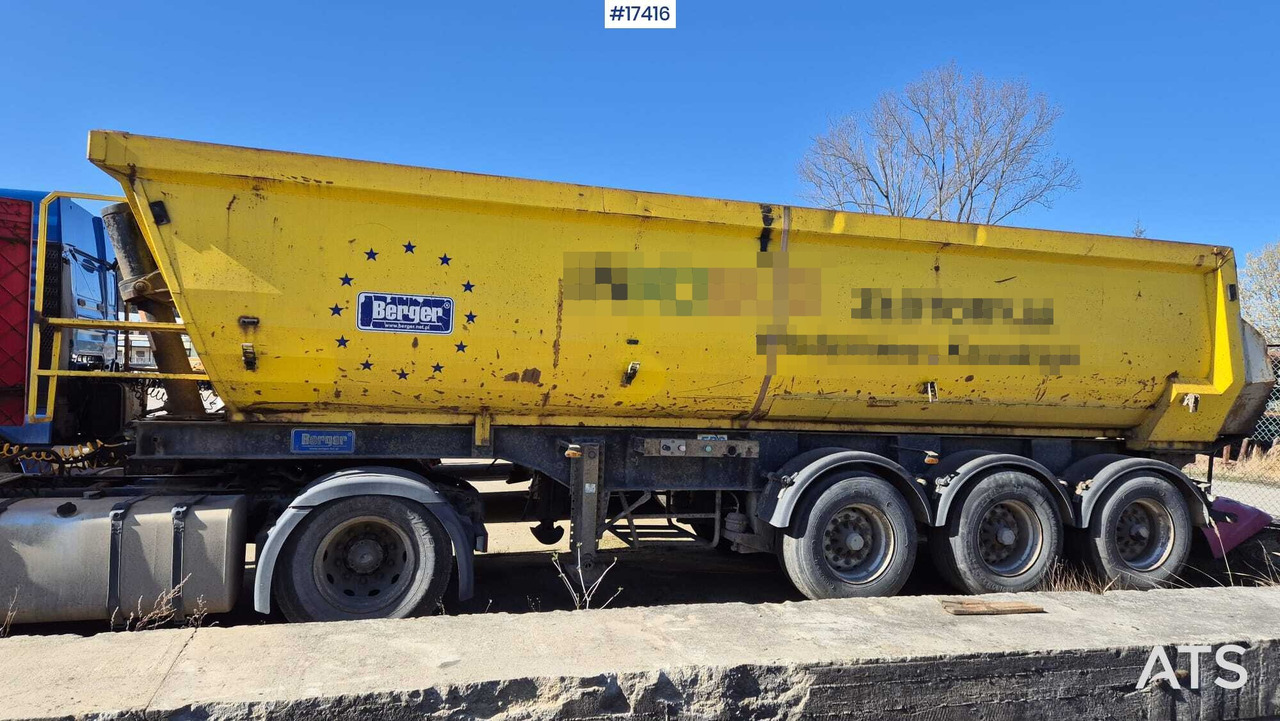 Cabeza tractora, Semirremolque volquete Tractor SCANIA 124L 420KM (2003) + BERGER tipper semi-trailer (2007): foto 10 Cabeza tractora, Semirremolque volquete Tractor SCANIA 124L 420KM (2003) + BERGER tipper semi-trailer (2007): foto 10