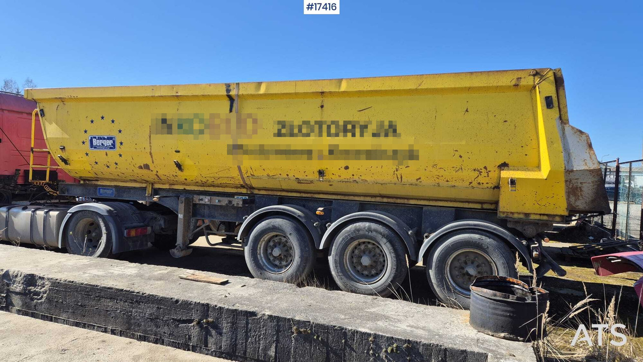 Cabeza tractora, Semirremolque volquete Tractor SCANIA 124L 420KM (2003) + BERGER tipper semi-trailer (2007): foto 12 Cabeza tractora, Semirremolque volquete Tractor SCANIA 124L 420KM (2003) + BERGER tipper semi-trailer (2007): foto 12