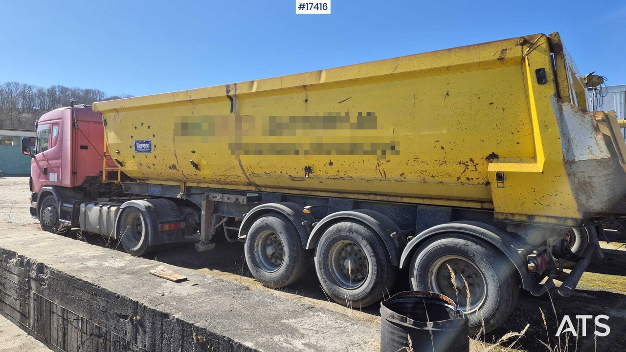 Cabeza tractora, Semirremolque volquete Tractor SCANIA 124L 420KM (2003) + BERGER tipper semi-trailer (2007): foto 13 Cabeza tractora, Semirremolque volquete Tractor SCANIA 124L 420KM (2003) + BERGER tipper semi-trailer (2007): foto 13