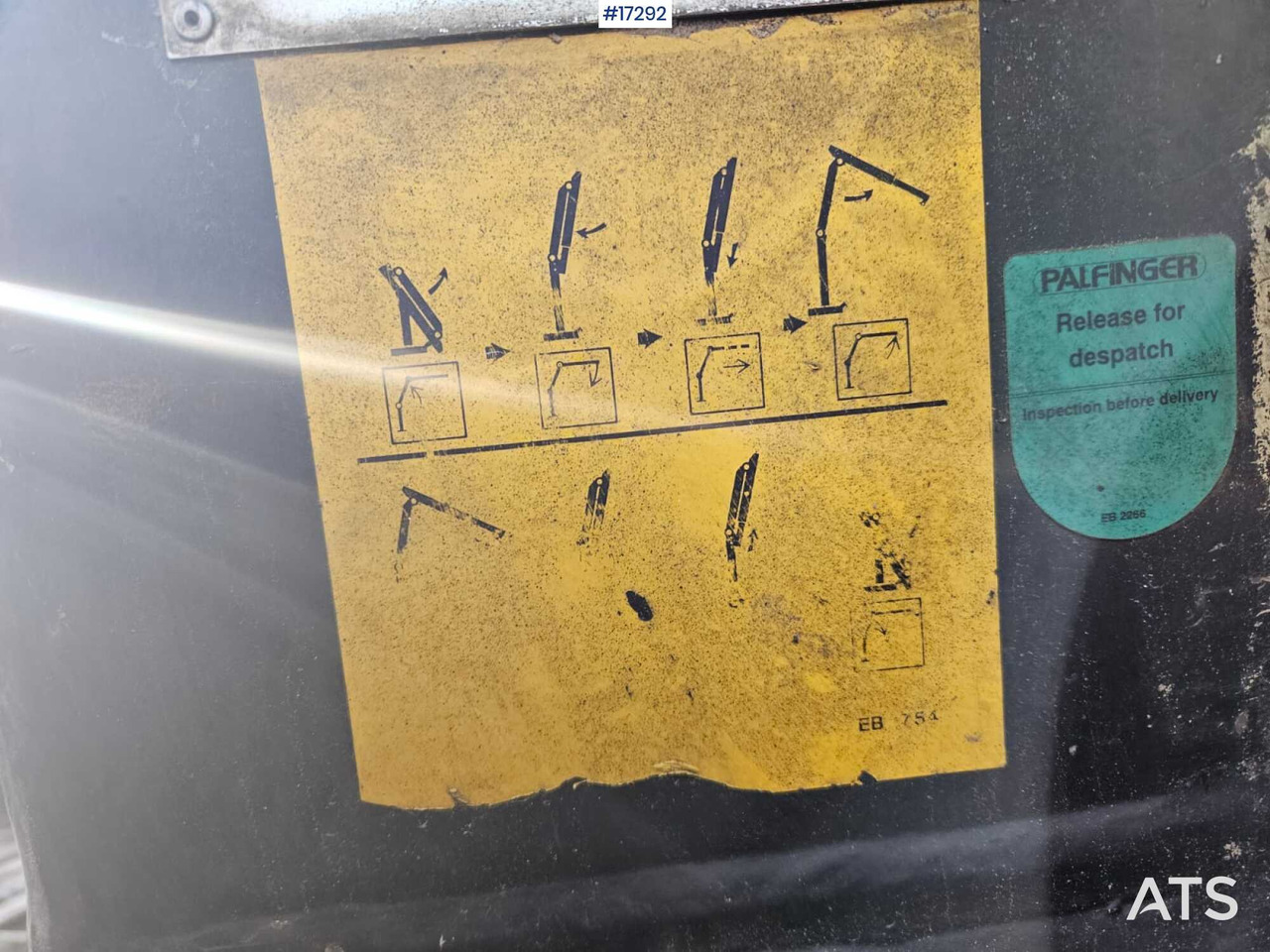 Grúa para camión PALFINGER PK 13000 hydraulic crane (1997): foto 6 Grúa para camión PALFINGER PK 13000 hydraulic crane (1997): foto 6