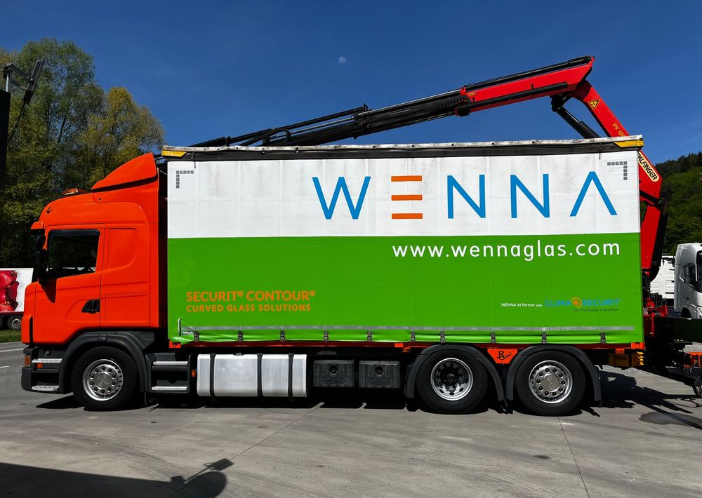 Scania G420 // Tandem // HDS Palfinger 18002 EH // Przyczepa // Oś skrętna podnoszona // Video !!! - Camión lona, Camión eléctrico: foto 3 Scania G420 // Tandem // HDS Palfinger 18002 EH // Przyczepa // Oś skrętna podnoszona // Video !!! - Camión lona, Camión eléctrico: foto 3