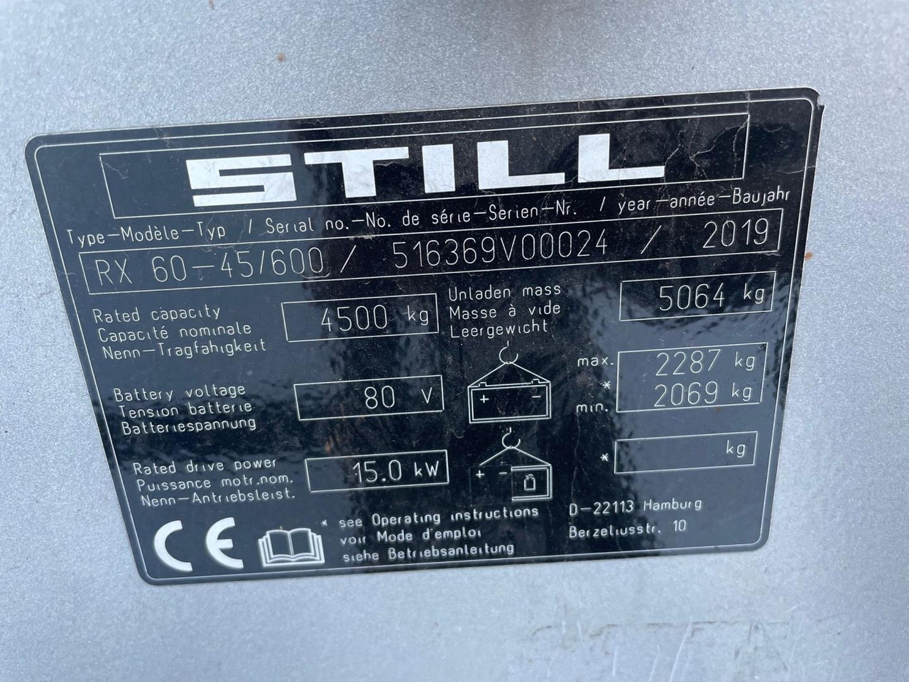 Carretilla elevadora eléctrica Still RX60-45/600: foto 6