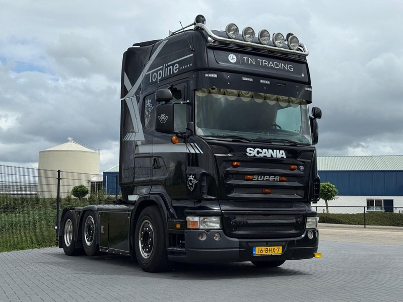 Scania R500 STEERING PUSHER, LEATHER, RETARDER, OPEN EXHAUST. - Cabeza tractora: foto 1 Scania R500 STEERING PUSHER, LEATHER, RETARDER, OPEN EXHAUST. - Cabeza tractora: foto 1