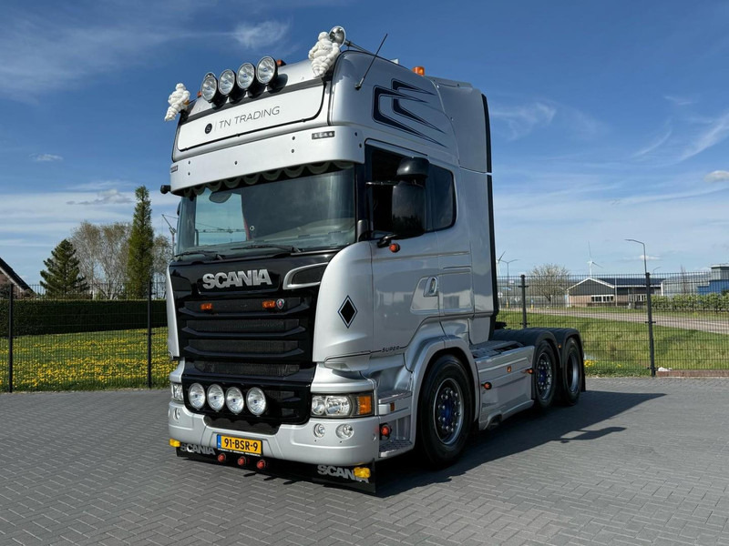 Scania R520 V8 NIEUWE BANDEN, SMARTTACHO 2, FULL AIR, STEERING PUSHER. - Cabeza tractora: foto 2 Scania R520 V8 NIEUWE BANDEN, SMARTTACHO 2, FULL AIR, STEERING PUSHER. - Cabeza tractora: foto 2