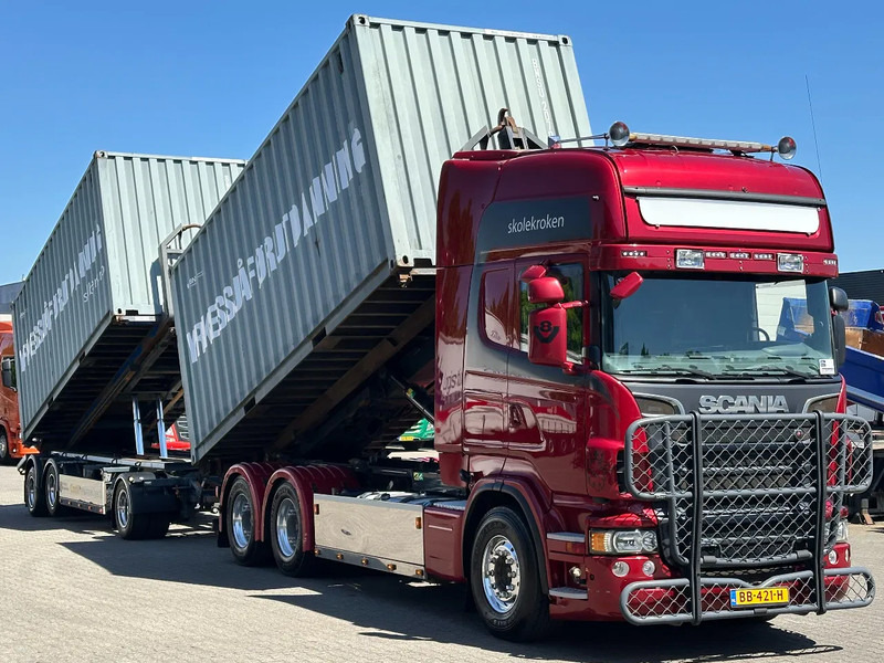 Scania R620-V8 6x4 Joab 20T Haakarm+Nor Slep Kipper / 298Tkm! Ex *Driving School* / Retarder - Camión multibasculante: foto 2 Scania R620-V8 6x4 Joab 20T Haakarm+Nor Slep Kipper / 298Tkm! Ex *Driving School* / Retarder - Camión multibasculante: foto 2