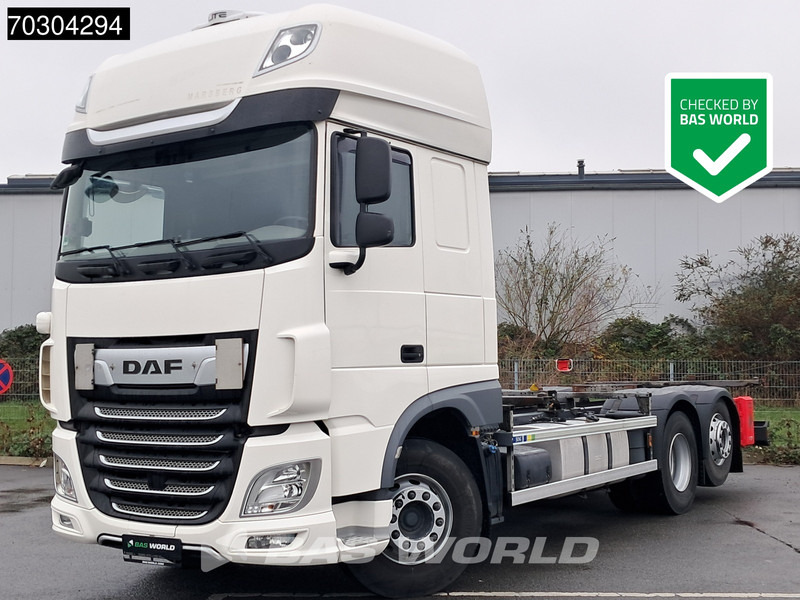 DAF XF 480 6X2 BDF SSC Retarder Lift+Steering Axle Automatic Euro 6 - Camión portacontenedore/ Intercambiable: foto 1 DAF XF 480 6X2 BDF SSC Retarder Lift+Steering Axle Automatic Euro 6 - Camión portacontenedore/ Intercambiable: foto 1