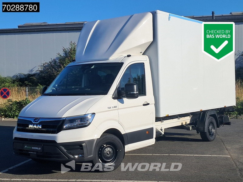 MAN TGE 3.180 Neu! Automatik 2025 Facelift Koffer Ladebordwand Navi Klima Tempomat LED Euro6 21m3 A/C Cruise control - Furgoneta caja cerrada: foto 1 MAN TGE 3.180 Neu! Automatik 2025 Facelift Koffer Ladebordwand Navi Klima Tempomat LED Euro6 21m3 A/C Cruise control - Furgoneta caja cerrada: foto 1