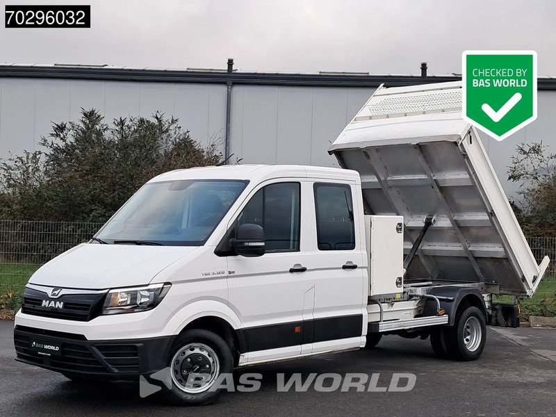MAN TGE 5.120 Doppel Kabine Kipper Doppelbereifung 3,5t AHK Klima Tempomat Kamera Euro6 A/C Towbar Cruise control - Furgoneta basculante: foto 1 MAN TGE 5.120 Doppel Kabine Kipper Doppelbereifung 3,5t AHK Klima Tempomat Kamera Euro6 A/C Towbar Cruise control - Furgoneta basculante: foto 1