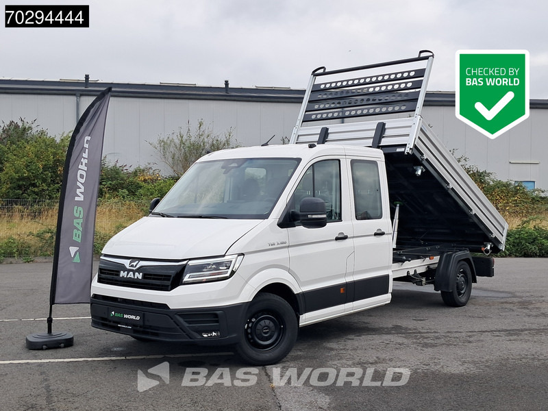 Furgoneta basculante nuevo Volkswagen Crafter 177pk Neu! Dreiseitenkipper Automatik 180PS LED Klima Tempomat 2,5t AHK Euro6 Kipper 10m3 A/C Towbar Cruise control: foto 1