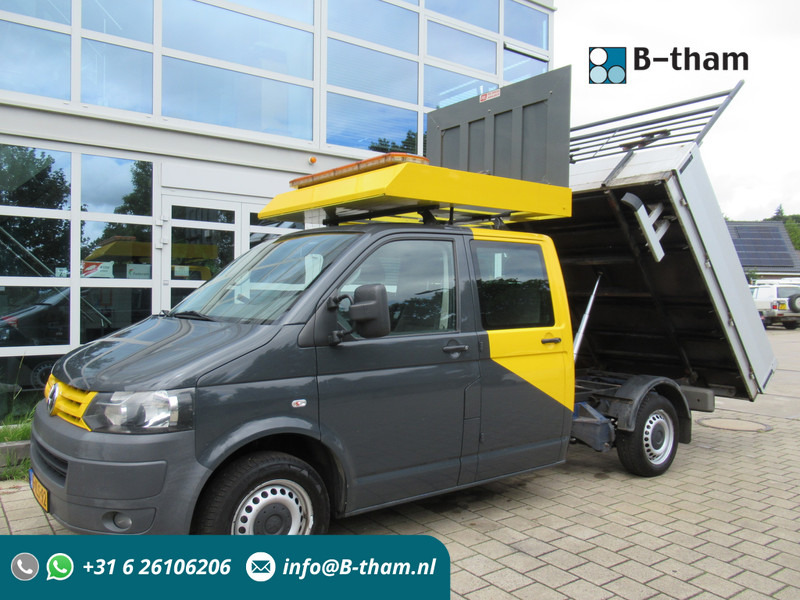 Volkswagen Transporter T5 2.0 TDI 75KW L2H1 DOKA dubbelcabine Kipper Actiebord - Furgoneta basculante, Furgoneta combi: foto 1 Volkswagen Transporter T5 2.0 TDI 75KW L2H1 DOKA dubbelcabine Kipper Actiebord - Furgoneta basculante, Furgoneta combi: foto 1