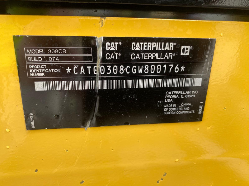 Leasing de Caterpillar 308 CR Next Gen NVT Caterpillar 308 CR Next Gen NVT: foto 14
