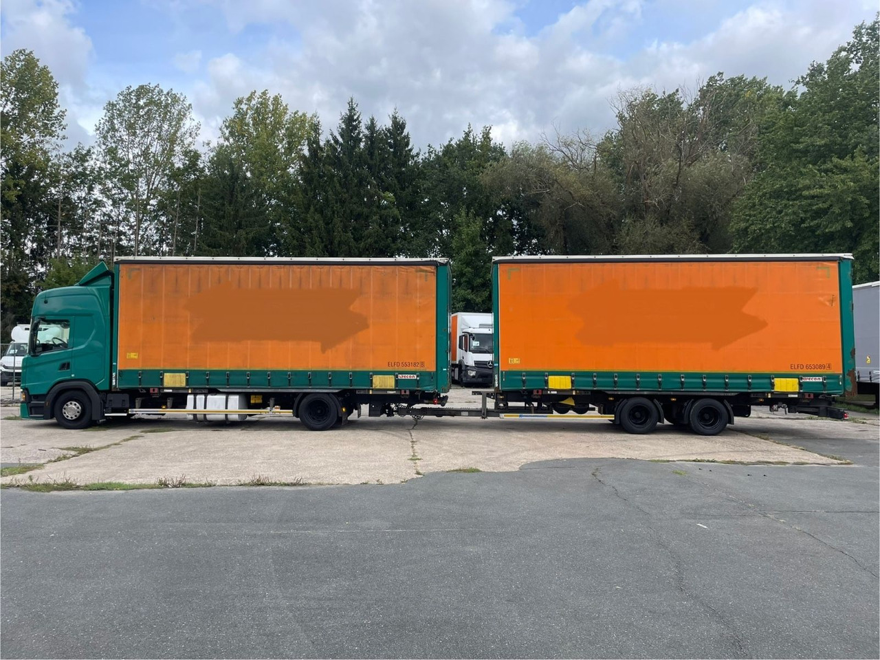 Scania G450 Pritsche+Plane/ANHÄNGER/KOTSCHENREUTHER - Camión lona: foto 5 Scania G450 Pritsche+Plane/ANHÄNGER/KOTSCHENREUTHER - Camión lona: foto 5