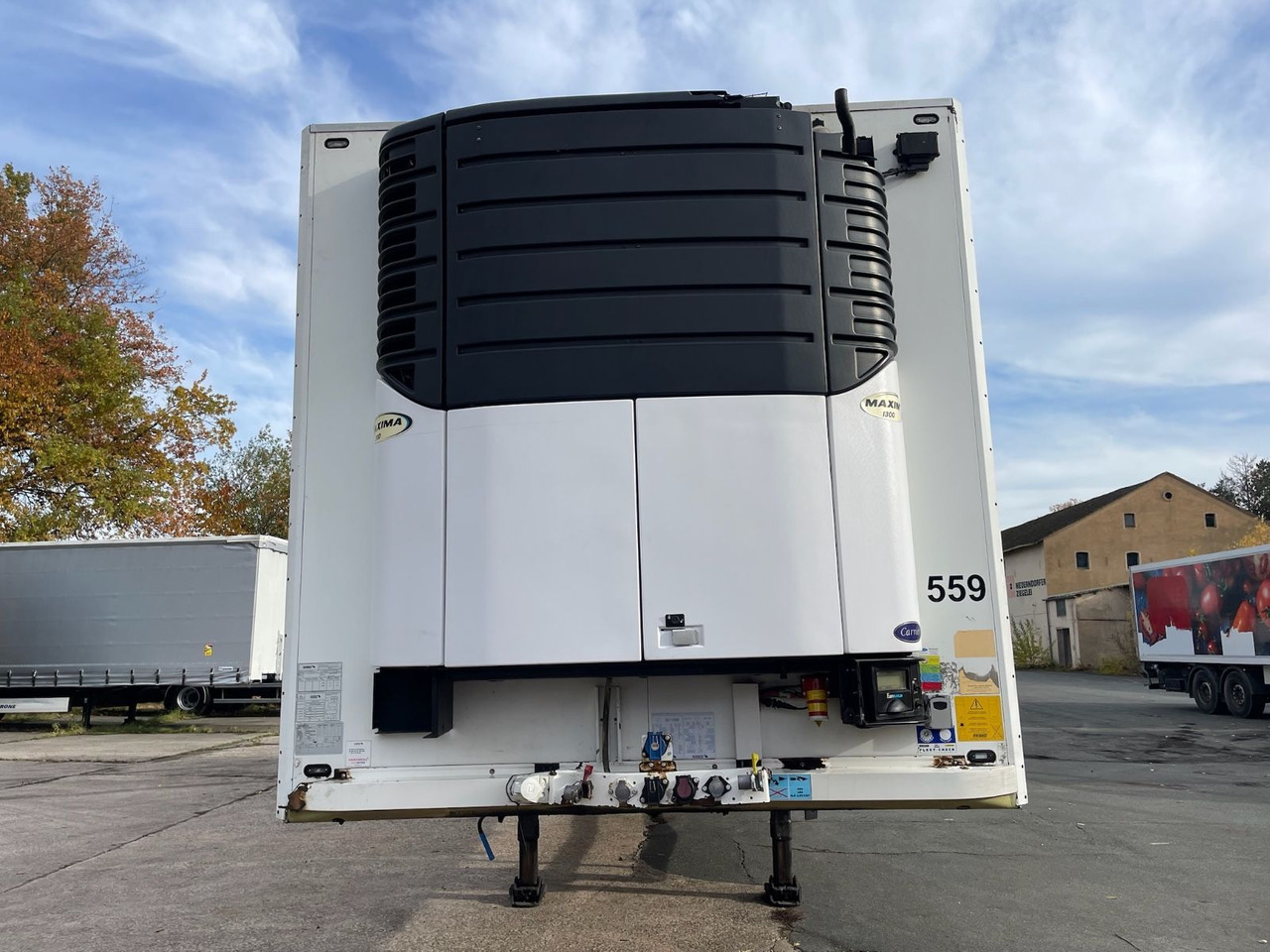 Schmitz Cargobull SKO10/LBW/CARRIER/MAXIMA1300/8810h/Lenkachse - Semirremolque frigorífico: foto 2 Schmitz Cargobull SKO10/LBW/CARRIER/MAXIMA1300/8810h/Lenkachse - Semirremolque frigorífico: foto 2