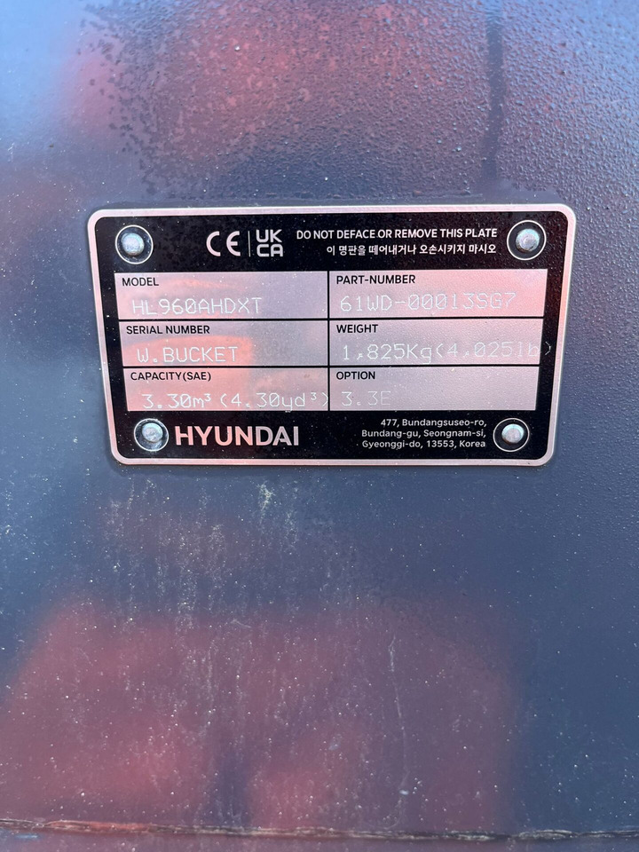 Cargadora de ruedas Hyundai HL960A: foto 9 Cargadora de ruedas Hyundai HL960A: foto 9