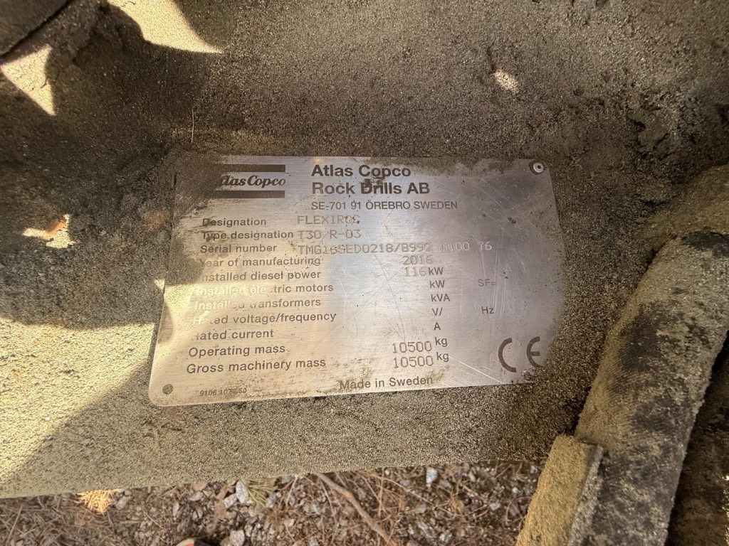 Atlas Copco FLEXIROC T30 R-03 - Perforadora: foto 2 Atlas Copco FLEXIROC T30 R-03 - Perforadora: foto 2