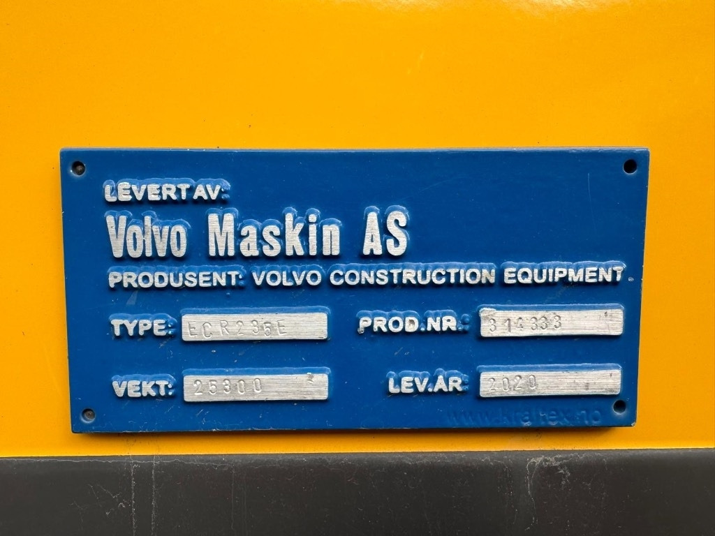 Volvo ECR 235 E - Excavadora de cadenas: foto 5 Volvo ECR 235 E - Excavadora de cadenas: foto 5
