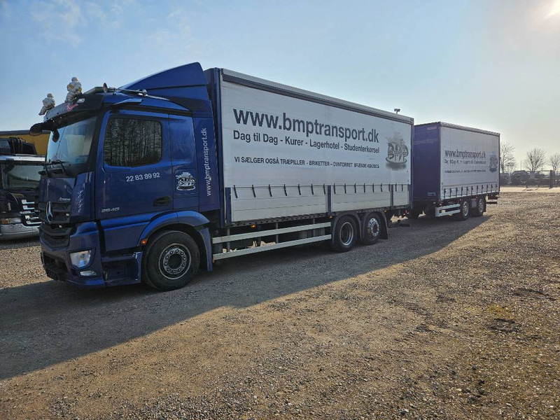 Mercedes-Benz Actros 2540 L // Lift // Kærre // ACC - Camión lona: foto 1 Mercedes-Benz Actros 2540 L // Lift // Kærre // ACC - Camión lona: foto 1