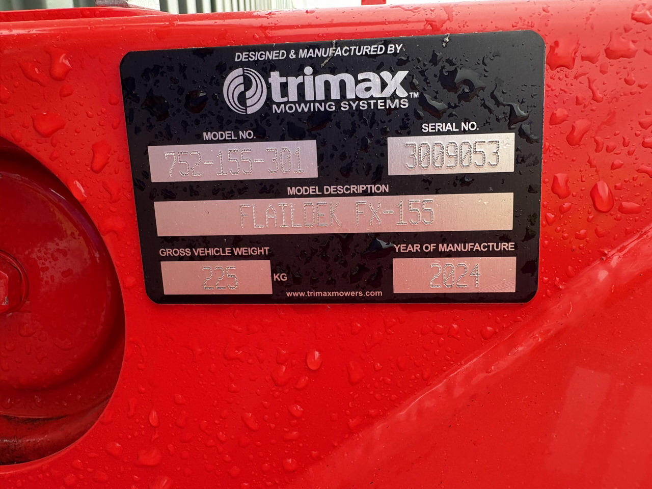 Trimax FX-155 Outfront Flail Mower - Otros maquinaria: foto 2 Trimax FX-155 Outfront Flail Mower - Otros maquinaria: foto 2