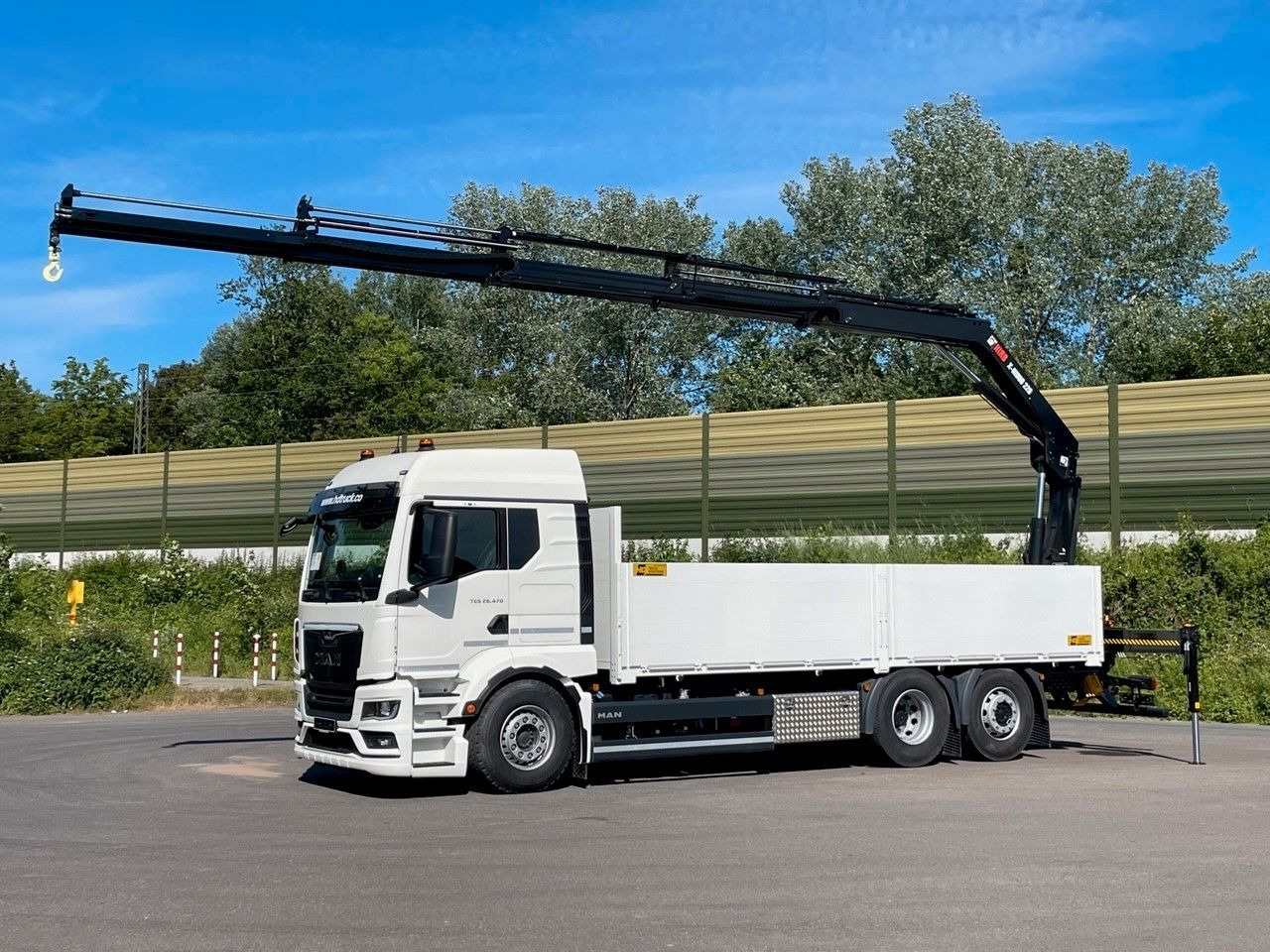 MAN TGS 26.480 6X2 Euro6 Retarder HIAB 228 - 4 - Camión caja abierta, Camión grúa: foto 2 MAN TGS 26.480 6X2 Euro6 Retarder HIAB 228 - 4 - Camión caja abierta, Camión grúa: foto 2