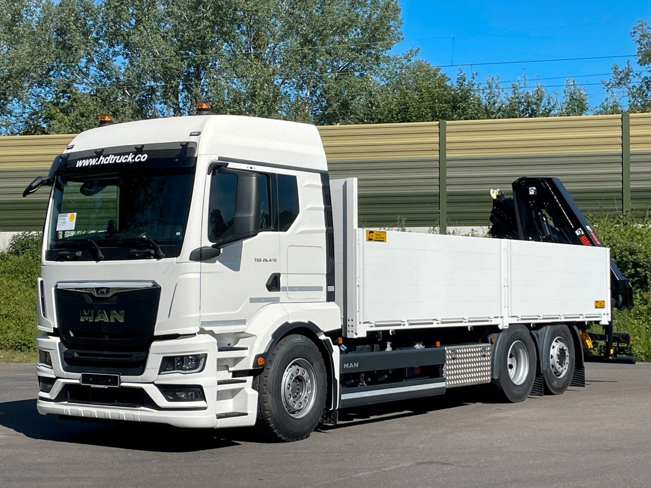 Camión caja abierta, Camión grúa MAN TGS 26.480 6X2 Euro6 Retarder HIAB 228 - 4: foto 11