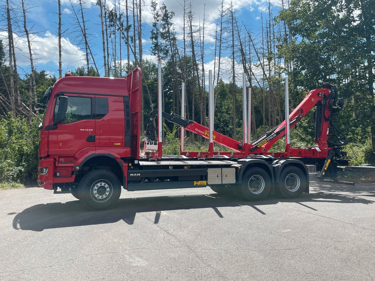 MAN TGS 33.510 6X4 BL Euro6e EPSILON 170Z - Camión forestal, Camión grúa: foto 4 MAN TGS 33.510 6X4 BL Euro6e EPSILON 170Z - Camión forestal, Camión grúa: foto 4