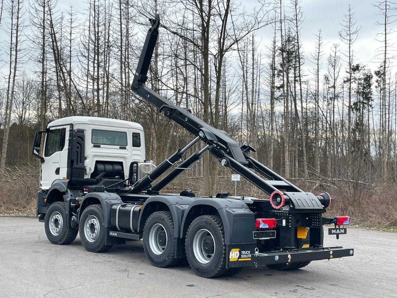 MAN TGS 35.480 8x4 Euro6e Hiab MultLift Abrollkipper - Camión multibasculante, Camión grúa: foto 5 MAN TGS 35.480 8x4 Euro6e Hiab MultLift Abrollkipper - Camión multibasculante, Camión grúa: foto 5