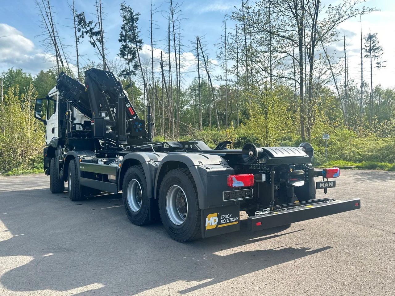 MAN TGS 35.520 8x4 Abrollkipper + Kran HIAB 228-6 - Camión multibasculante, Camión grúa: foto 5 MAN TGS 35.520 8x4 Abrollkipper + Kran HIAB 228-6 - Camión multibasculante, Camión grúa: foto 5