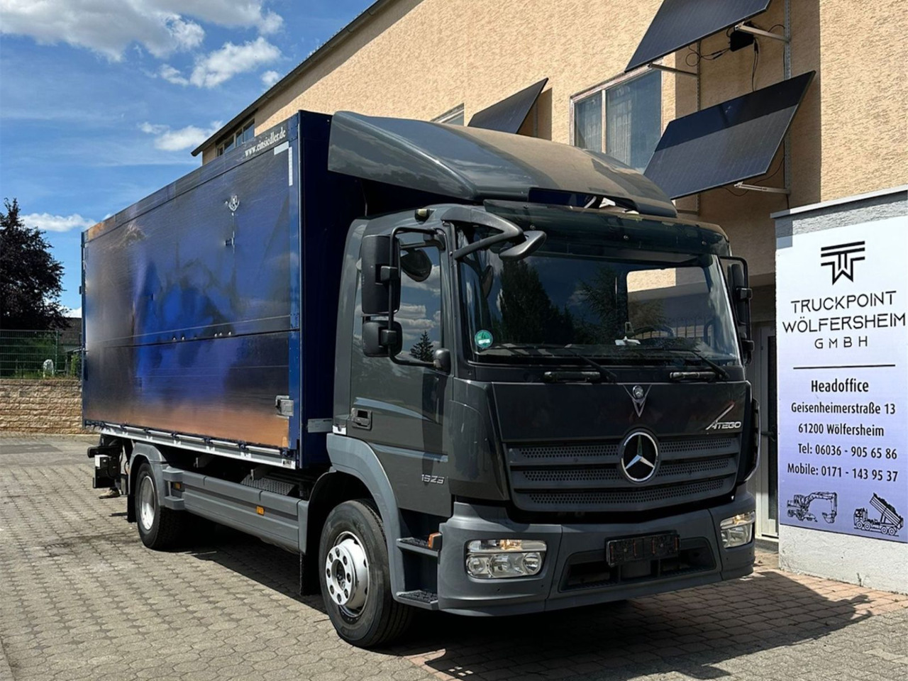 Mercedes-Benz Atego 1523/Klima/LBW/GT-Zertifiziert/2xAHK - Camión transporte de bebidas: foto 1 Mercedes-Benz Atego 1523/Klima/LBW/GT-Zertifiziert/2xAHK - Camión transporte de bebidas: foto 1