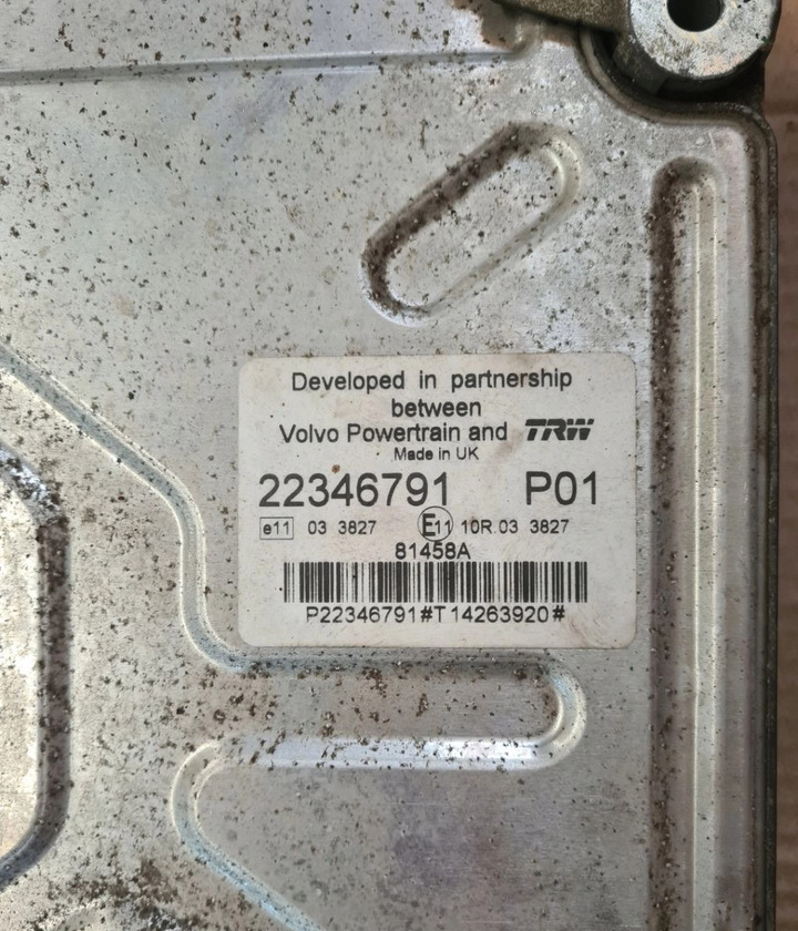 KASETA KOMPUTER MODUŁ SILNIKA ECU VOLVO FH 16 D16E EURO 5 22346791 P01 - Unidad de control: foto 3 KASETA KOMPUTER MODUŁ SILNIKA ECU VOLVO FH 16 D16E EURO 5 22346791 P01 - Unidad de control: foto 3