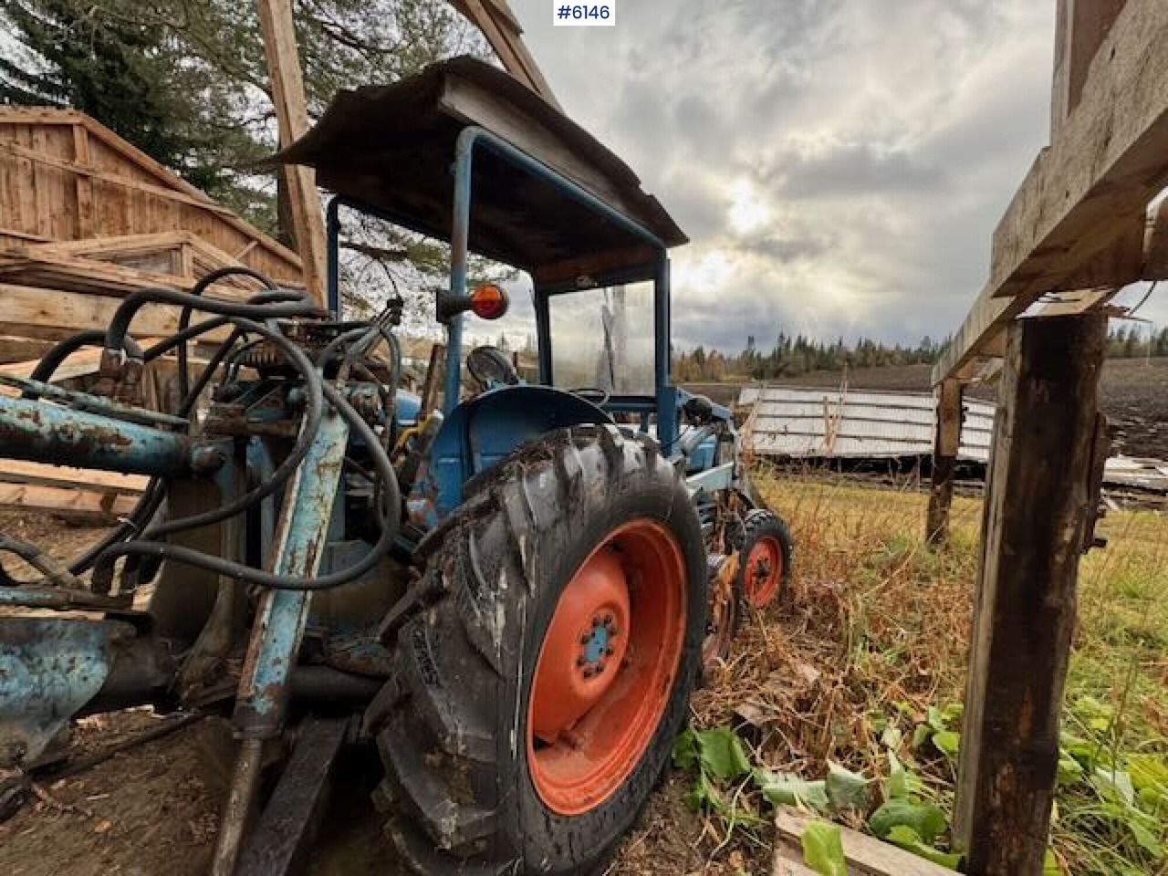 1962 Fordson Dexta with Hamjern backhoe attachment - Tractor: foto 5 1962 Fordson Dexta with Hamjern backhoe attachment - Tractor: foto 5
