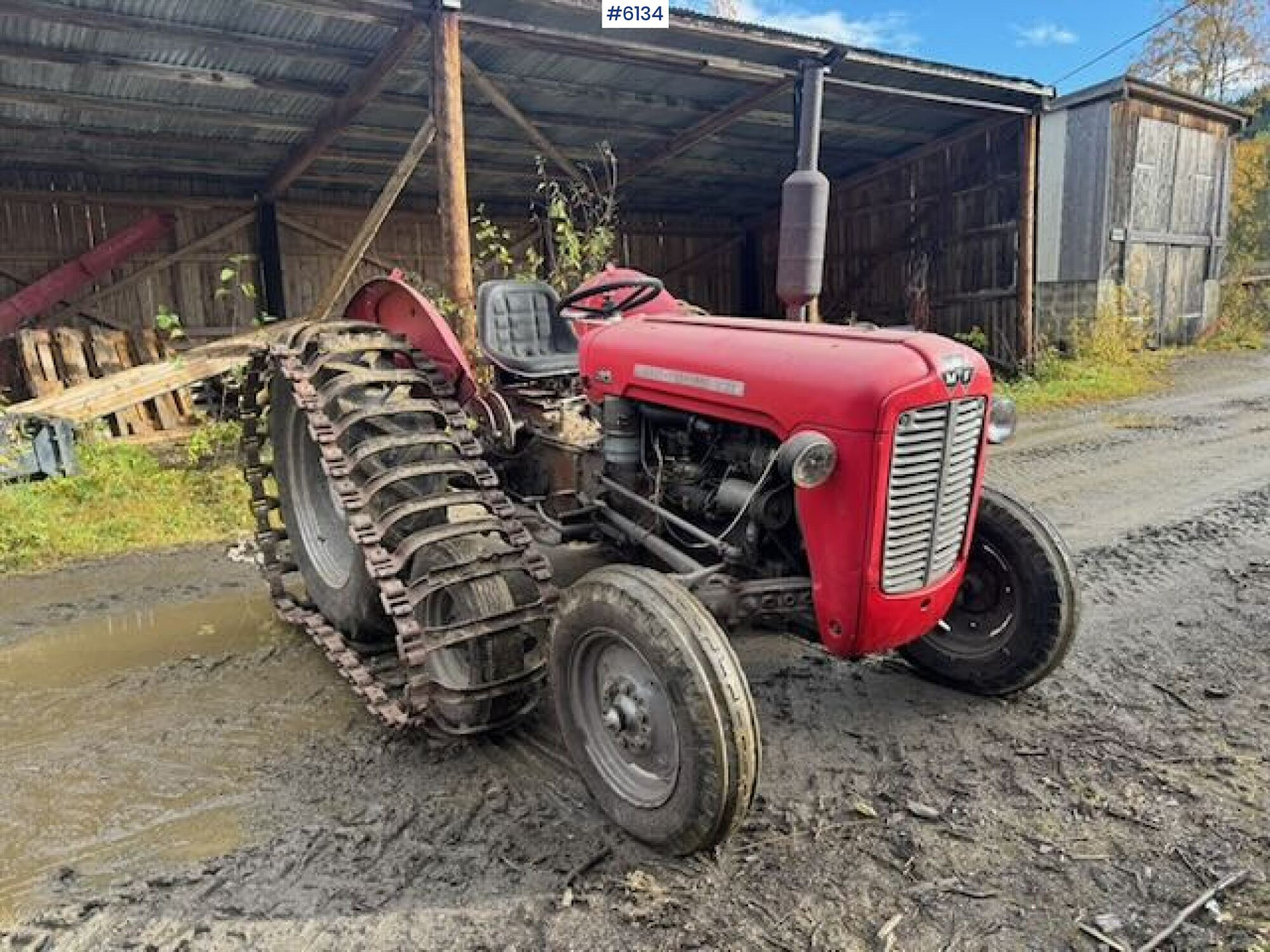 1973 Massey Ferguson 35 with tracks. WATCH VIDEO! - Tractor: foto 3 1973 Massey Ferguson 35 with tracks. WATCH VIDEO! - Tractor: foto 3