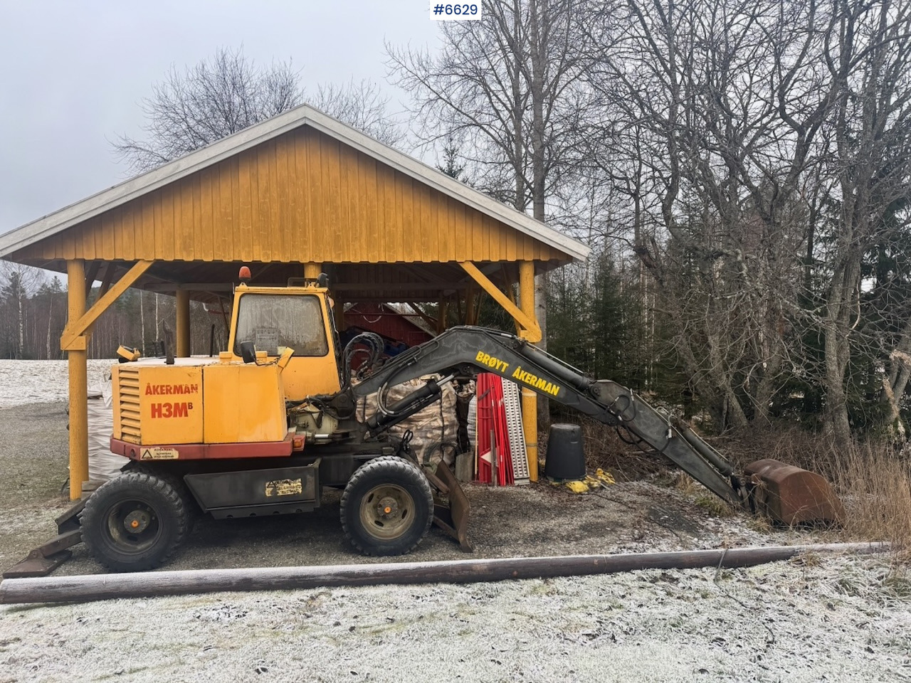 1987 Åkerman H3M Wheel excavator w/ 4 buckets. - Excavadora: foto 1 1987 Åkerman H3M Wheel excavator w/ 4 buckets. - Excavadora: foto 1