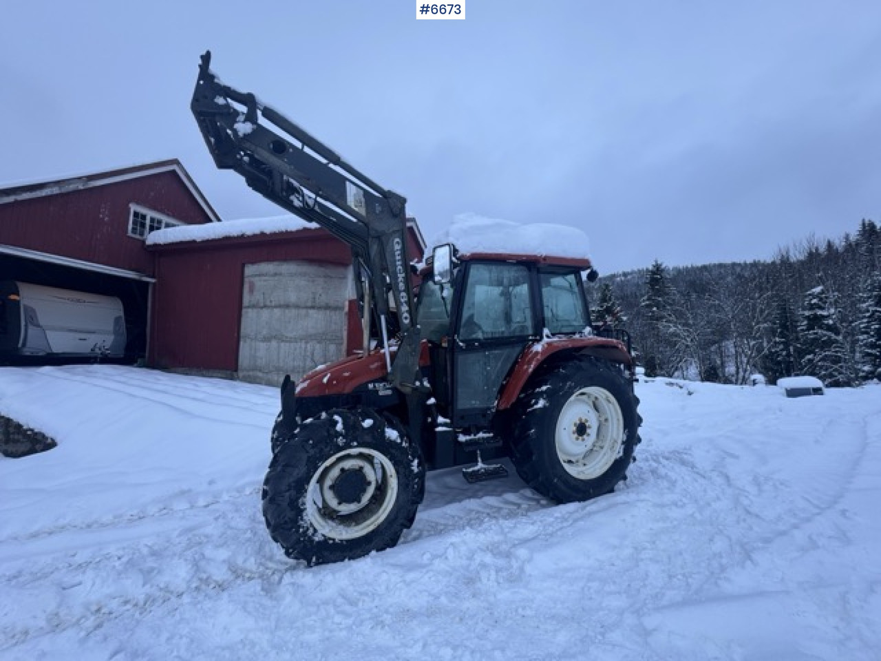 1996 New Holland L75 with front loader and 3rd function - Tractor: foto 2 1996 New Holland L75 with front loader and 3rd function - Tractor: foto 2