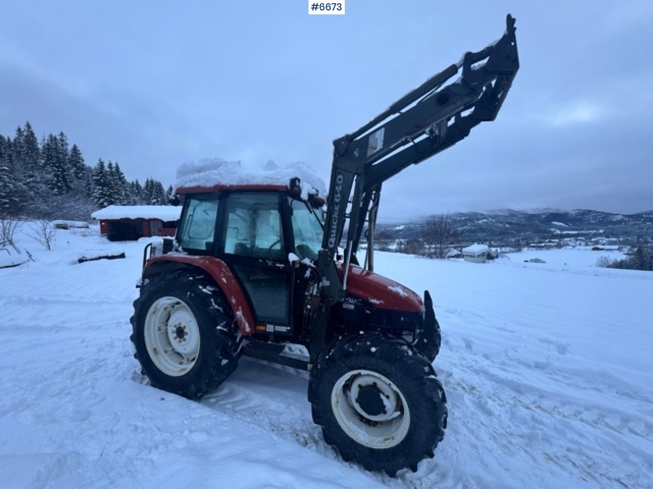 1996 New Holland L75 with front loader and 3rd function - Tractor: foto 3 1996 New Holland L75 with front loader and 3rd function - Tractor: foto 3