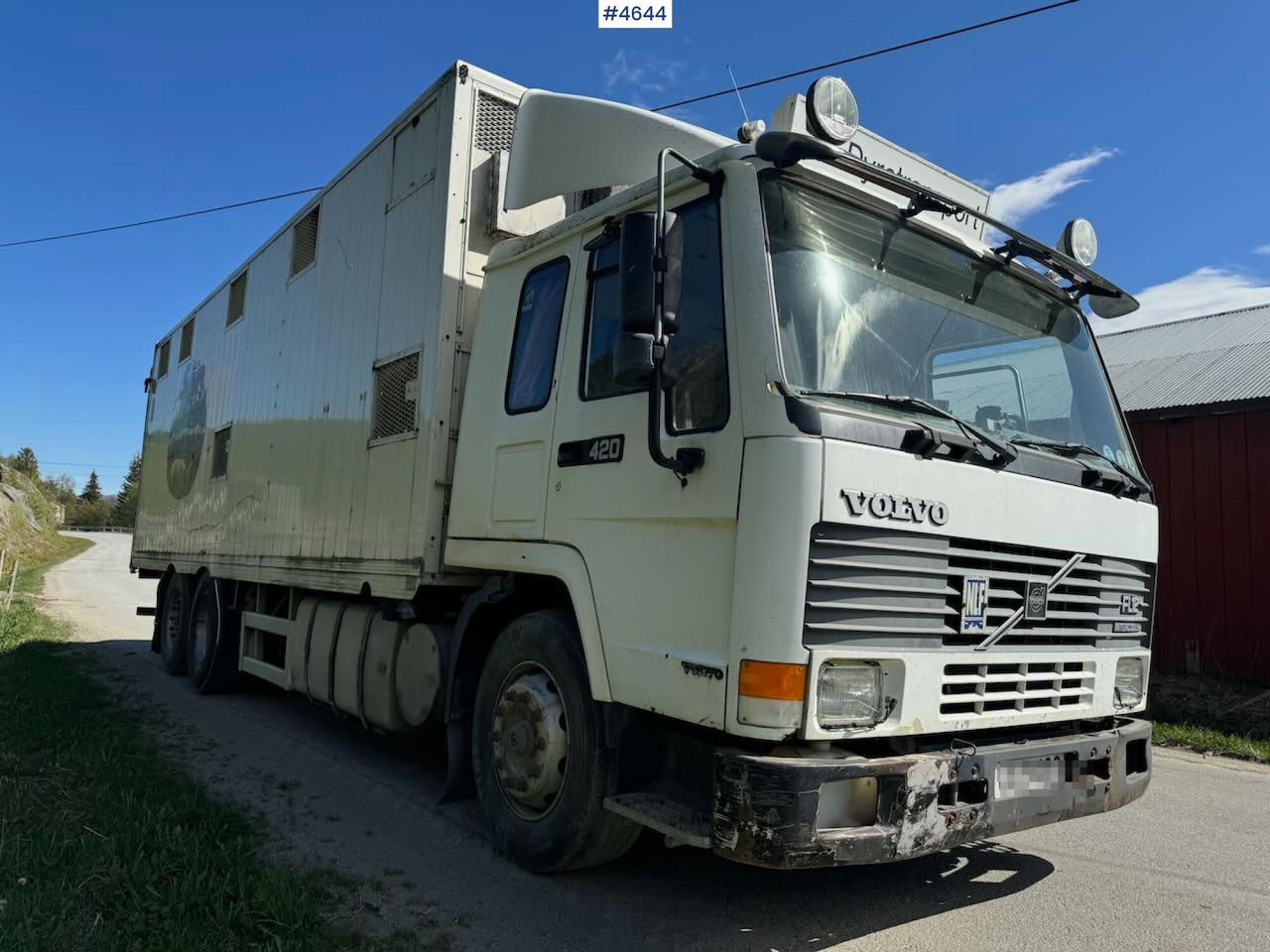 1997 Volvo FL12 6x2 Dyretransportbil - Camión transporte de ganado: foto 3 1997 Volvo FL12 6x2 Dyretransportbil - Camión transporte de ganado: foto 3