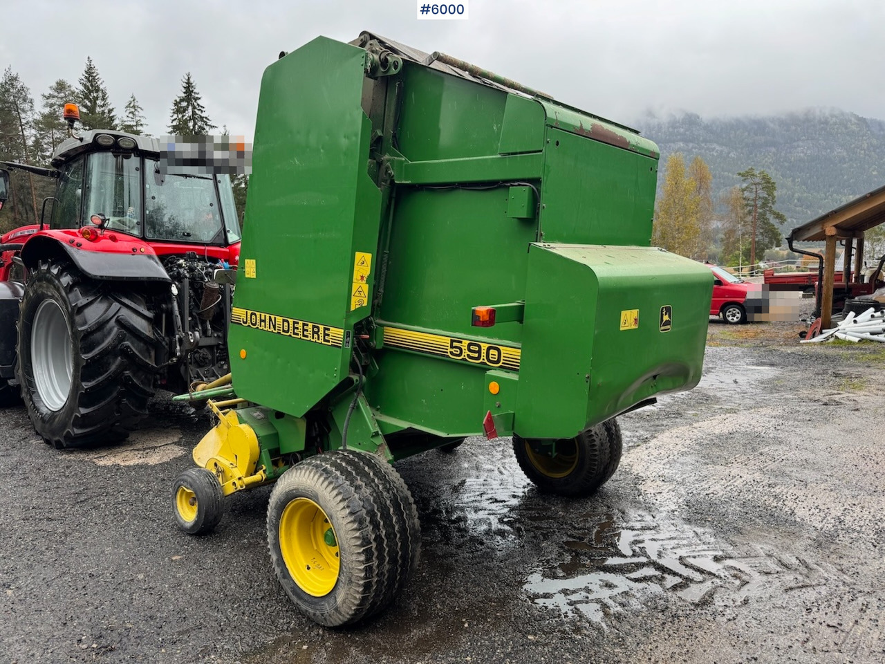 2000 John Deere 590 Round Baler. - Maquinaria de henificación: foto 3 2000 John Deere 590 Round Baler. - Maquinaria de henificación: foto 3