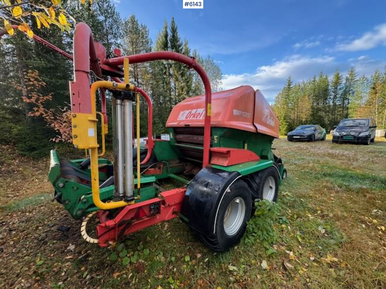 2004 Orkel 1260 combination baler-wrapper - Maquinaria de henificación: foto 4 2004 Orkel 1260 combination baler-wrapper - Maquinaria de henificación: foto 4