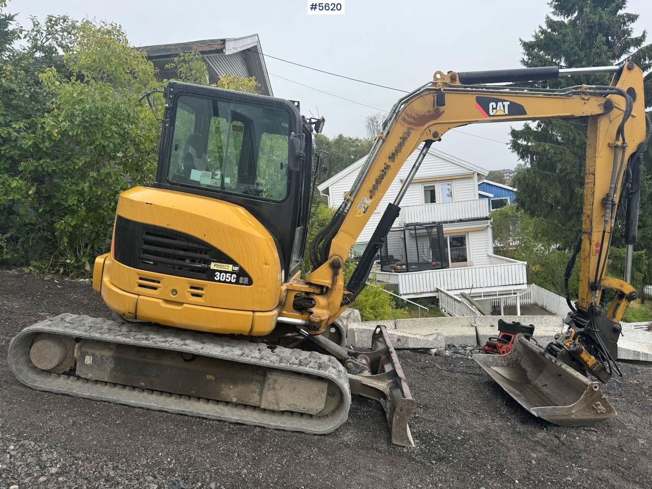 2008 CAT 305C CR Tracked Excavator with Tilt and 2 Buckets - Excavadora: foto 3 2008 CAT 305C CR Tracked Excavator with Tilt and 2 Buckets - Excavadora: foto 3