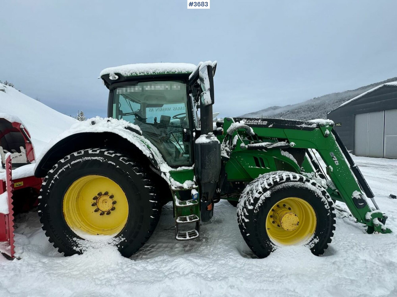 2016 John Deere 6175R 4x4 w/ front loader - Tractor: foto 1 2016 John Deere 6175R 4x4 w/ front loader - Tractor: foto 1