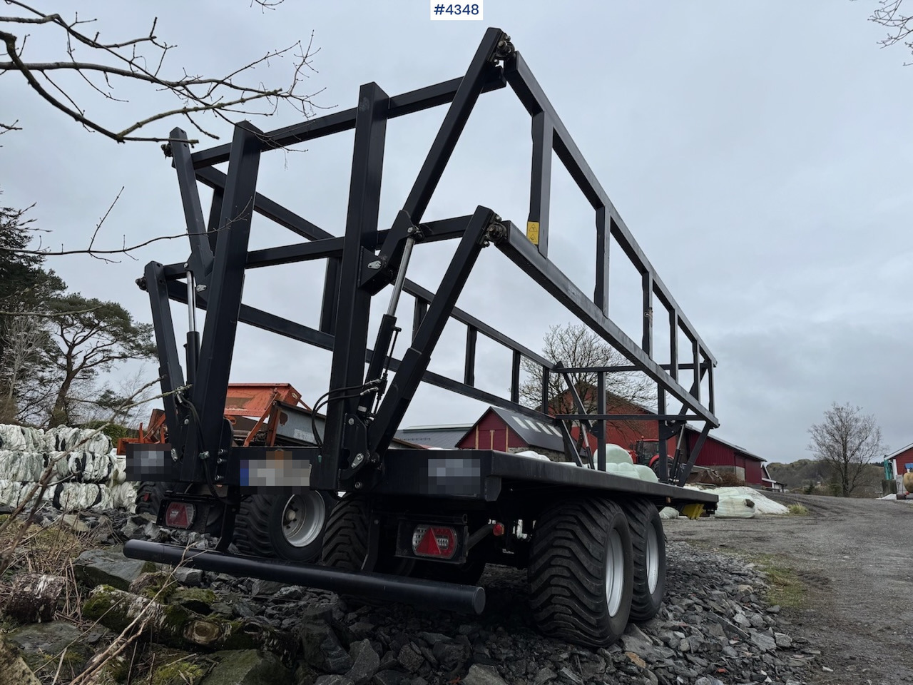 2020 Palmse Metall PT 3750PS Round bale trailer - Remolque agrícola: foto 4 2020 Palmse Metall PT 3750PS Round bale trailer - Remolque agrícola: foto 4