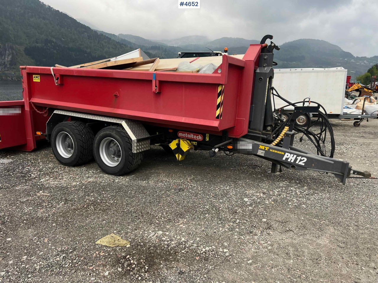 Leasing de  2022 Metaltech PH-12 hook trailer for tractor w/ 2 hook boxes 2022 Metaltech PH-12 hook trailer for tractor w/ 2 hook boxes: foto 13