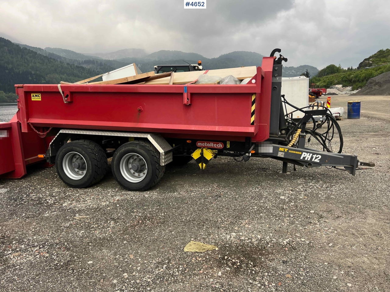 Leasing de  2022 Metaltech PH-12 hook trailer for tractor w/ 2 hook boxes 2022 Metaltech PH-12 hook trailer for tractor w/ 2 hook boxes: foto 14