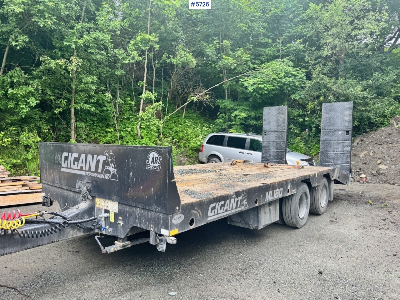 2023 Gigant ML-160 Machine trailer for tractor. - Remolque góndola rebajadas: foto 1 2023 Gigant ML-160 Machine trailer for tractor. - Remolque góndola rebajadas: foto 1