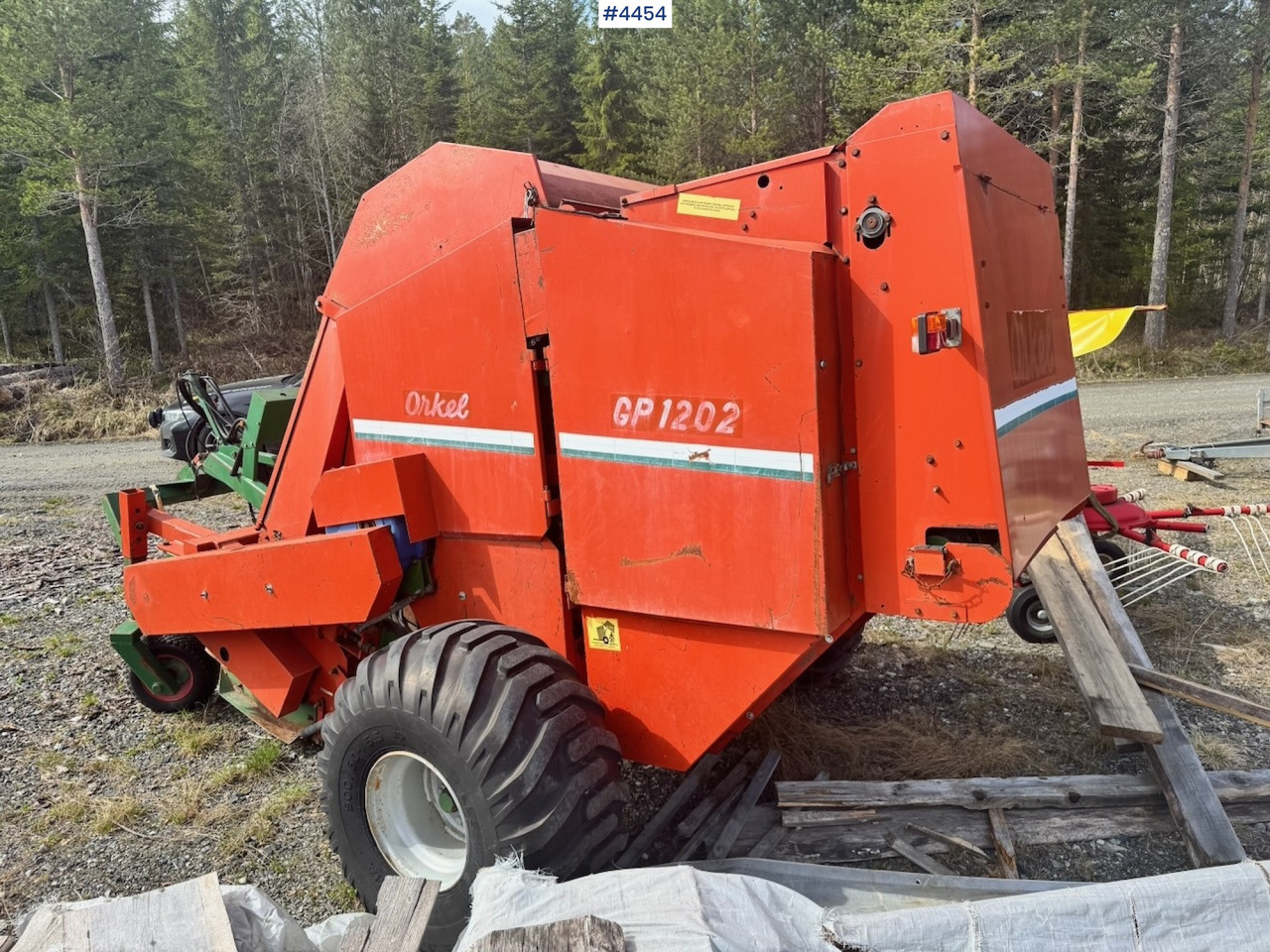 Circa 1994 Orkel GP1202 Round Baler - Maquinaria de henificación: foto 2 Circa 1994 Orkel GP1202 Round Baler - Maquinaria de henificación: foto 2