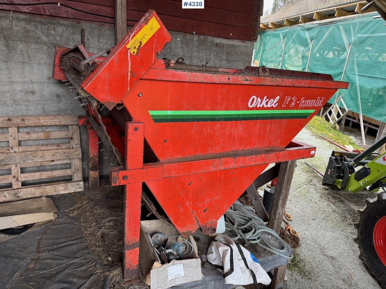 Orkel F2 Combination silage spreader. - Maquinaria ganadera: foto 1 Orkel F2 Combination silage spreader. - Maquinaria ganadera: foto 1