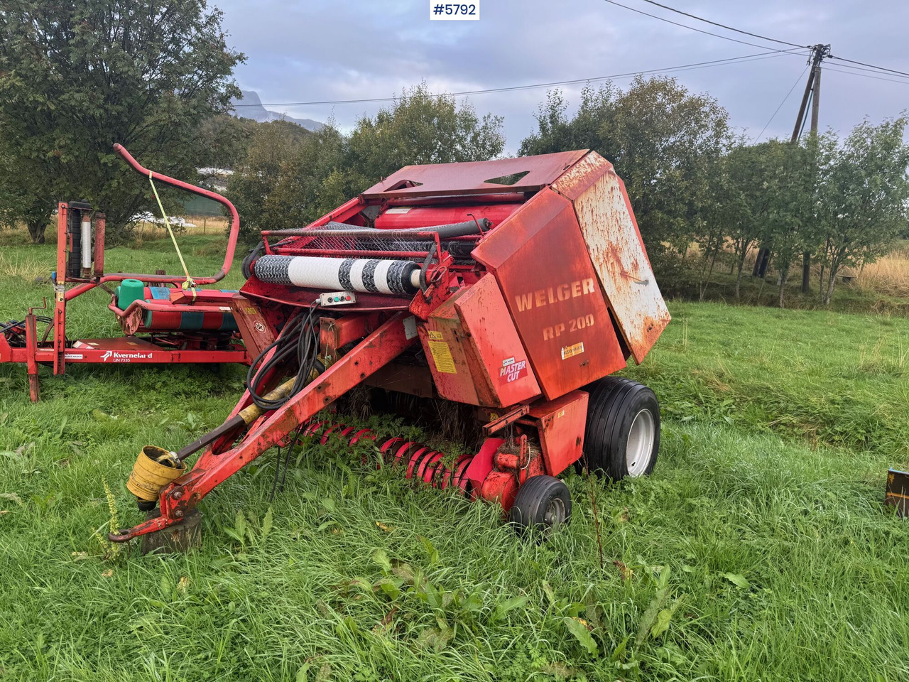 Maquinaria de henificación Welger RP 200 Mastercut round baler. Partially repaired object.: foto 9 Maquinaria de henificación Welger RP 200 Mastercut round baler. Partially repaired object.: foto 9