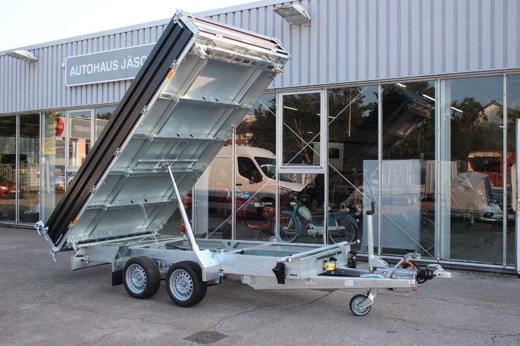 Humbaur HTK 3500.37 Stahl Dreiseitenkipper Parabelfeder - Remolque volquete: foto 1 Humbaur HTK 3500.37 Stahl Dreiseitenkipper Parabelfeder - Remolque volquete: foto 1