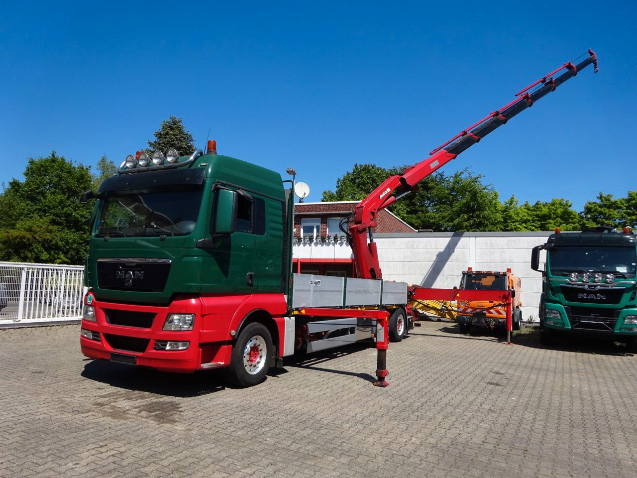 MAN 26.480 TGX + MKG HLK531 Kran +Lift-Lenkachse - Camión grúa: foto 5 MAN 26.480 TGX + MKG HLK531 Kran +Lift-Lenkachse - Camión grúa: foto 5