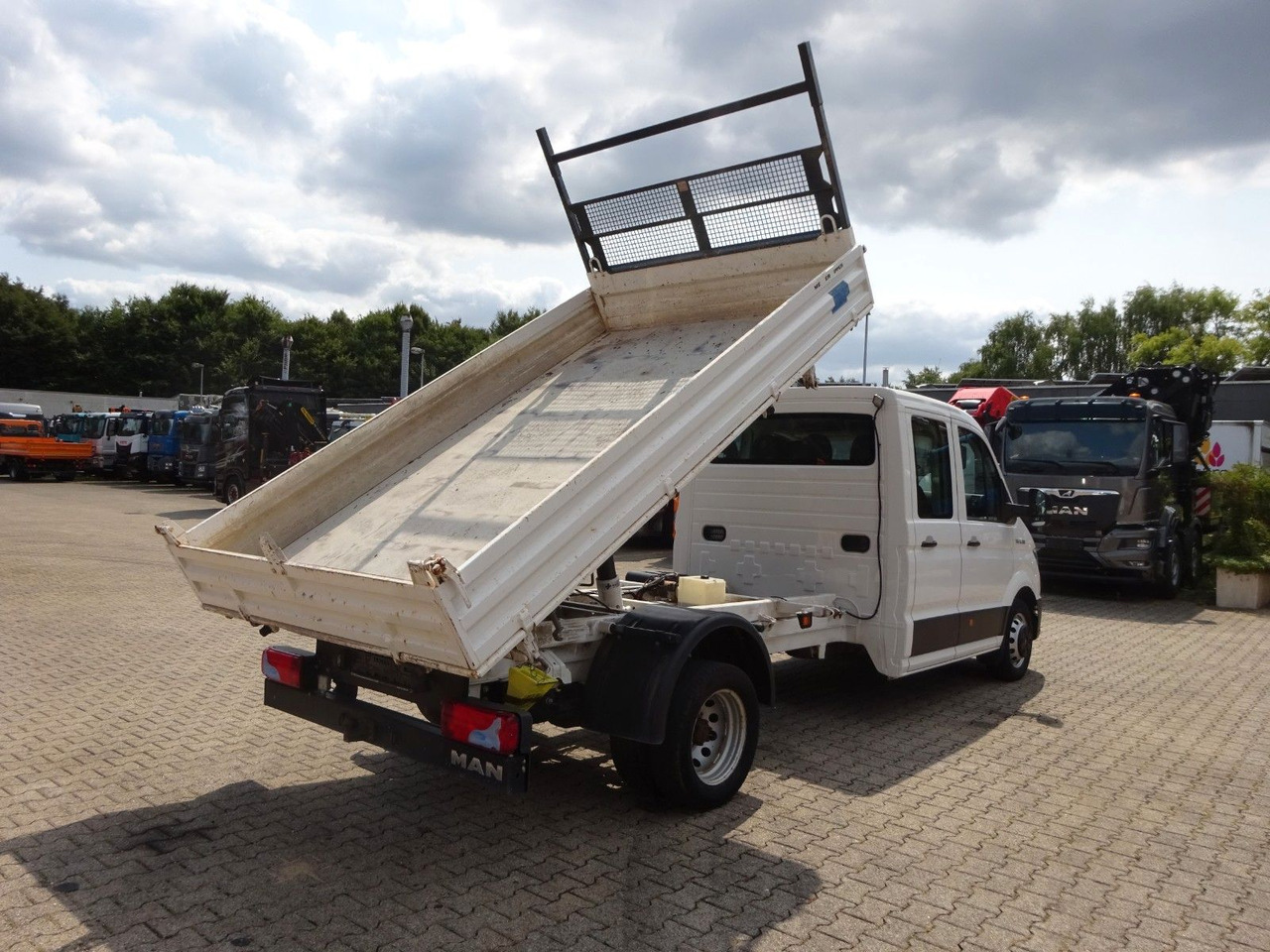 Furgoneta basculante, Furgoneta combi MAN 6.180 TGE MEILLER 3Skipper Doppelkabine 4x2: foto 11